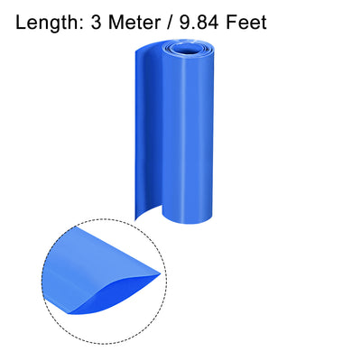 Harfington PVC Heat Shrink Tube 160mm Flat Width Wrap