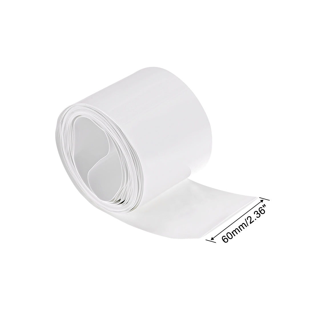 Harfington PVC Heat Shrink Tube 60mm Flat Width Wrap