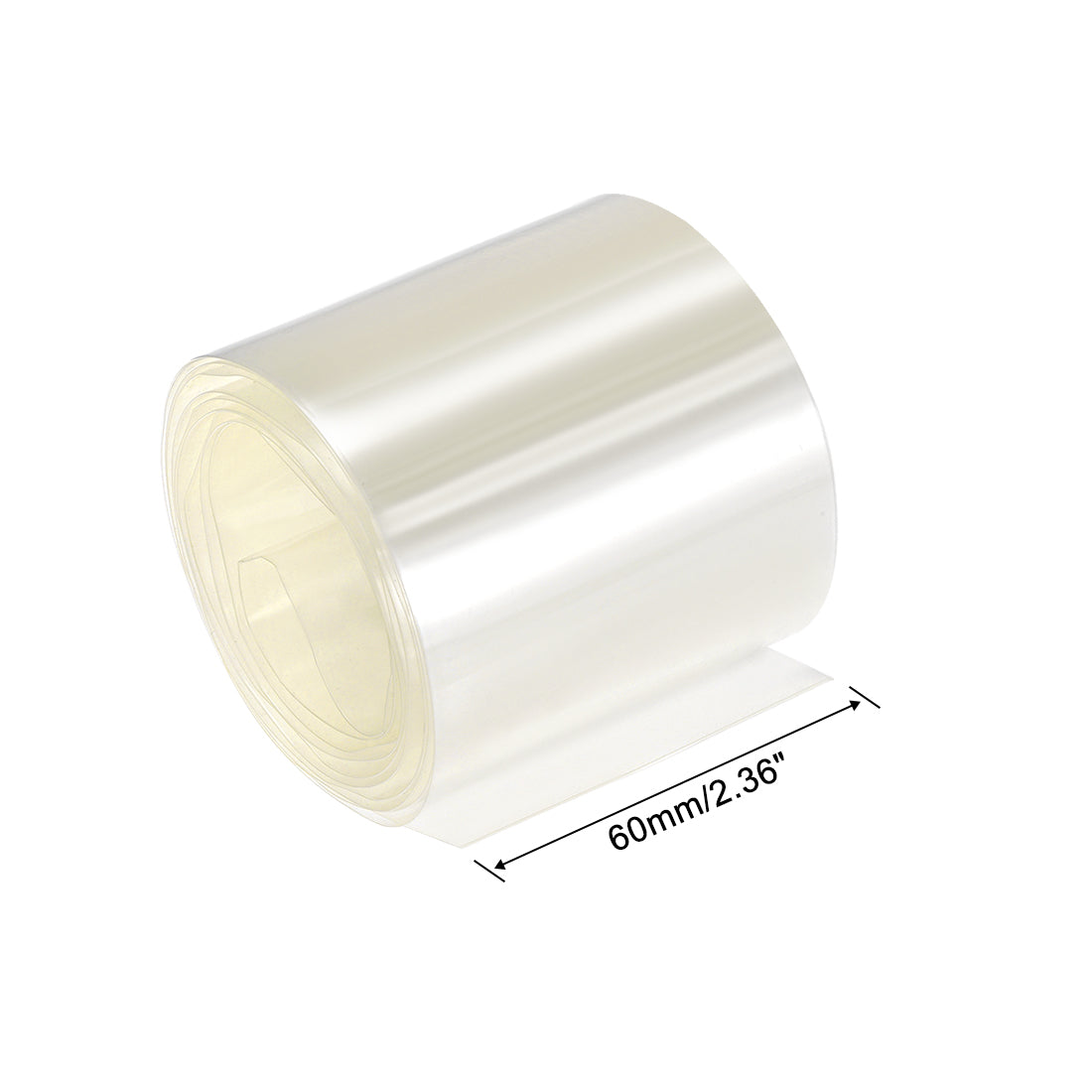 Harfington PVC Heat Shrink Tube 60mm Flat Width Wrap