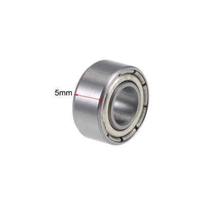 Harfington Uxcell Deep Groove Ball Bearings Metric Double Shield Chrome Steel P0 Z2