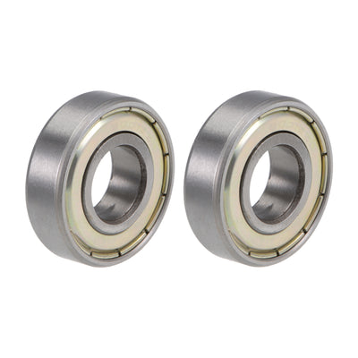 Harfington Uxcell Deep Groove Ball Bearings Metric Double Shield Chrome Steel P0 Z2