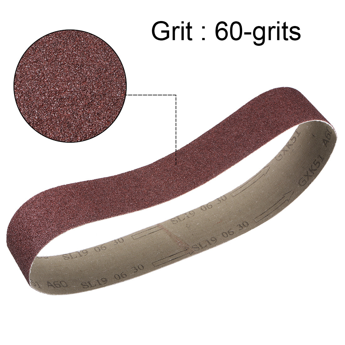 uxcell Sanding Belts Aluminum Oxide Sands Belts