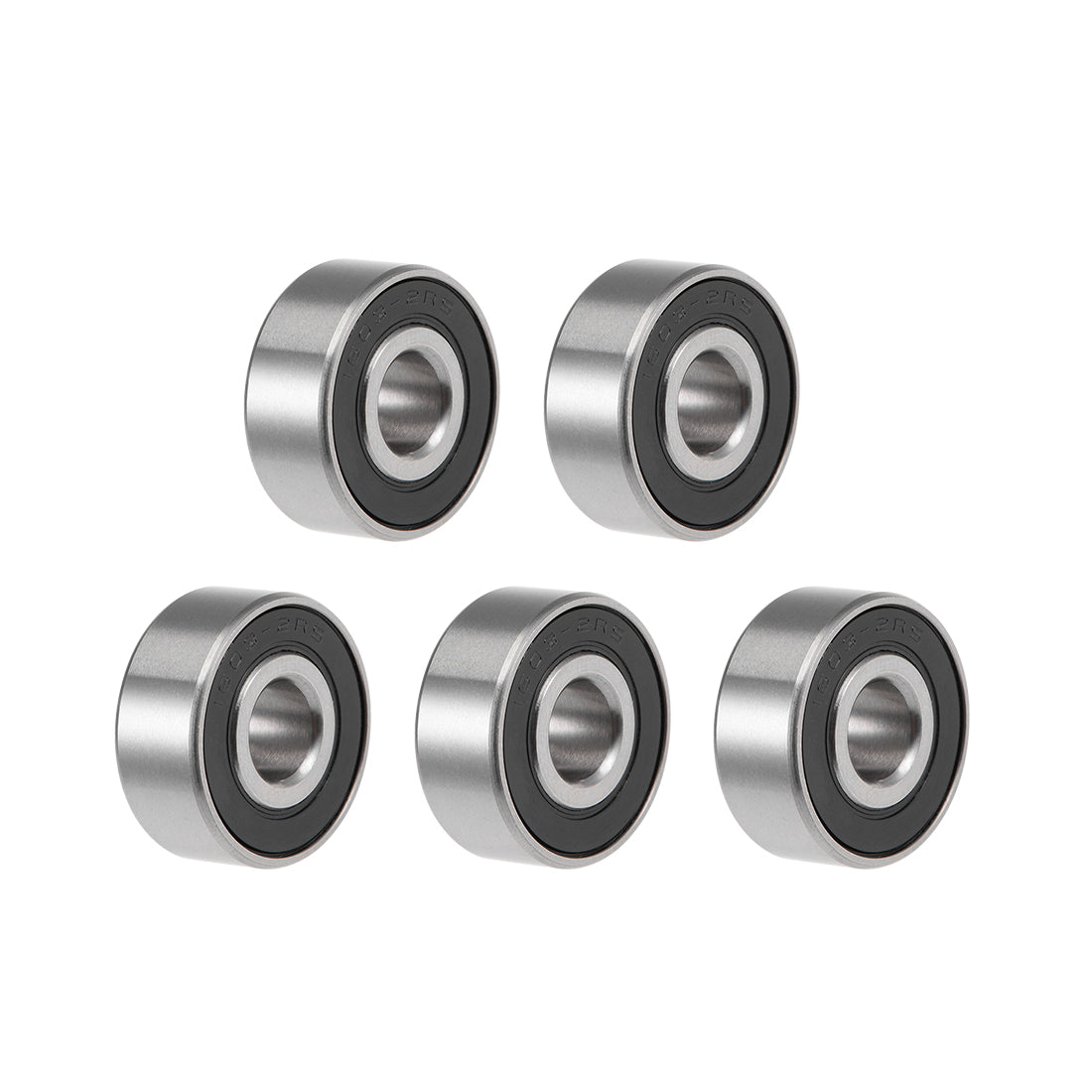 uxcell Uxcell 1603-2RS Deep Groove Ball Bearings Z2 5/16 x 7/8 x 11/32inch Double Sealed Bearing Steel 5pcs