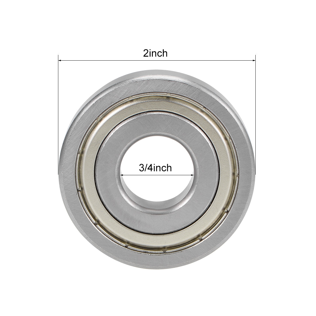 uxcell Uxcell Deep Groove Ball Bearing Inch Double Shielded Chrome Steel P0 Z2