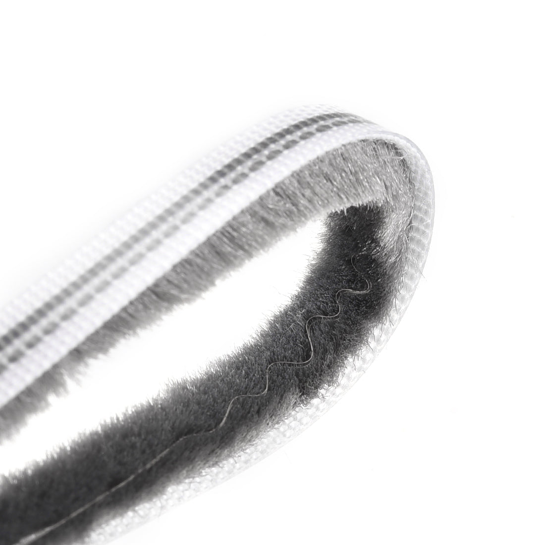 Harfington Bürste zum Abisolieren von Dichtungen, Dichtungsstreifen für Kartenschlitze, Flor, Dichtungsstreifen, Türkehrbürste für Tür, Fenster, mit Silikonfolie