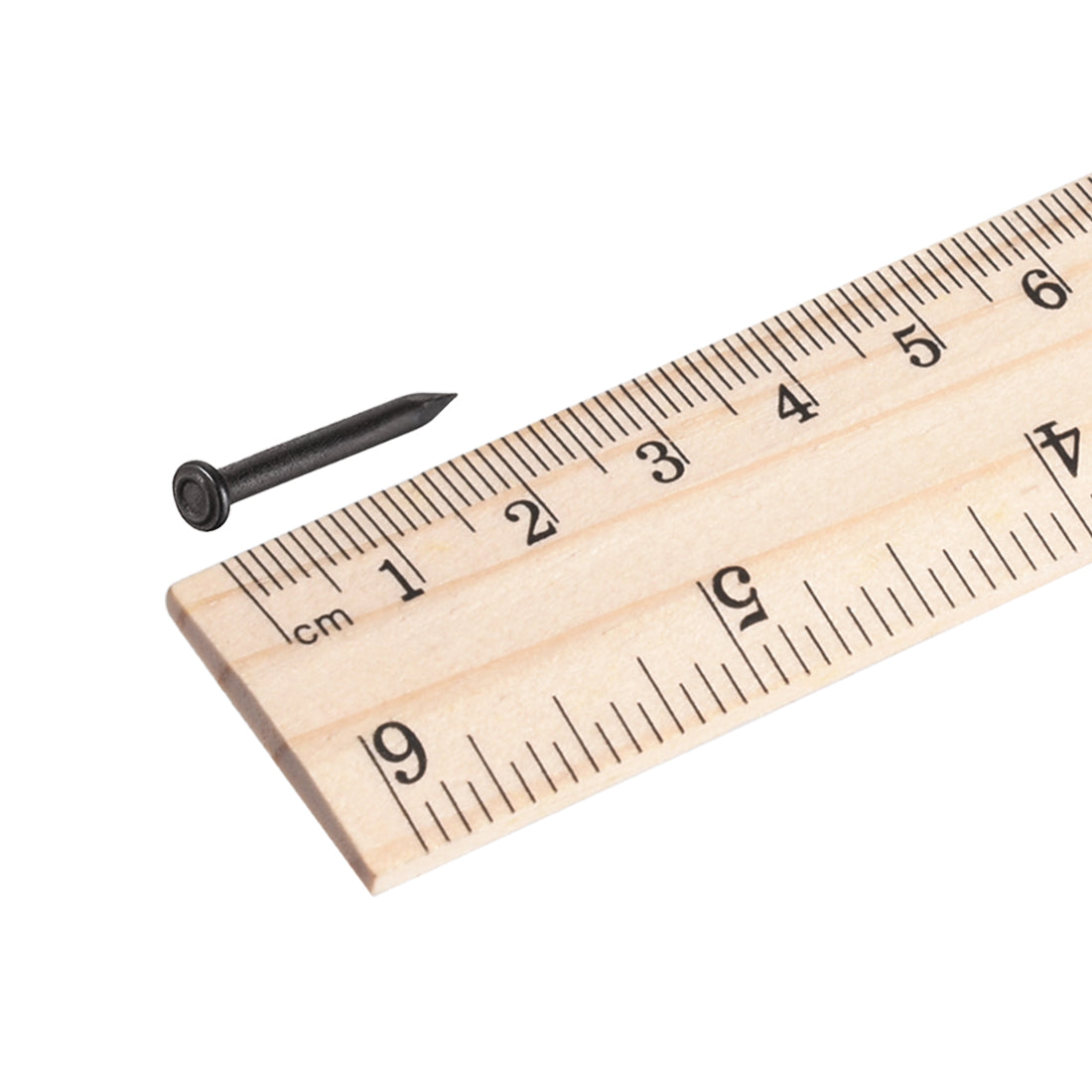 uxcell Uxcell Hardware Nails Carbon Steel Point Tip Wall Cement Nail 20mm 0.8-inch Black 300pcs