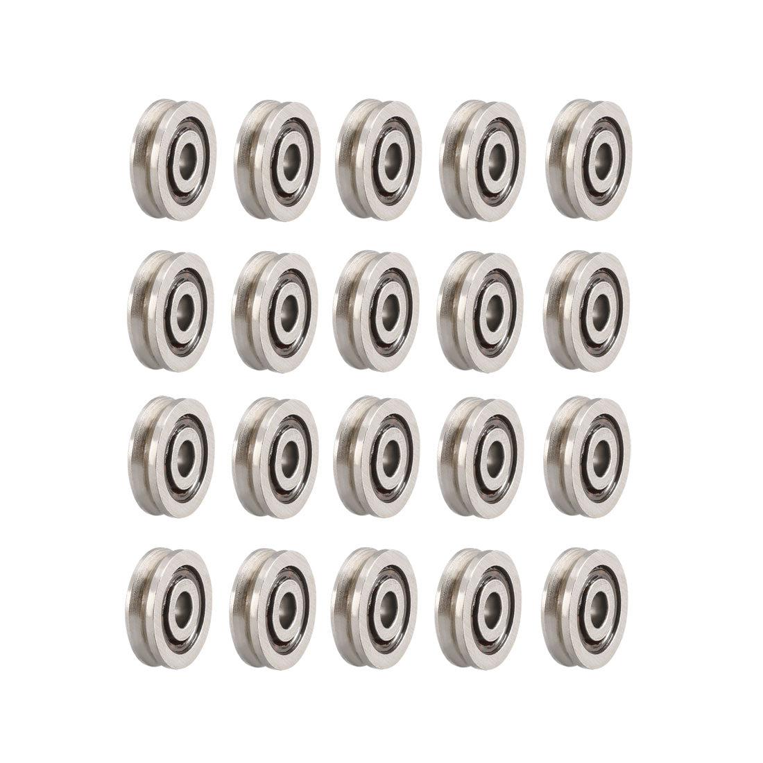 uxcell Uxcell V623Deep Groove Guide Pulley Rail Ball Bearings 3mmx10mmx3mm Open Type Carbon Steel Bearings 20pcs