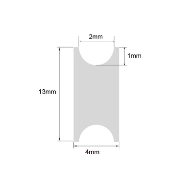 Harfington U604ZZ Deep Groove Ball Bearings 4mmx13mmx4mm Double Metal Shielded (GCr15) Chrome Steel Bearings 12pcs