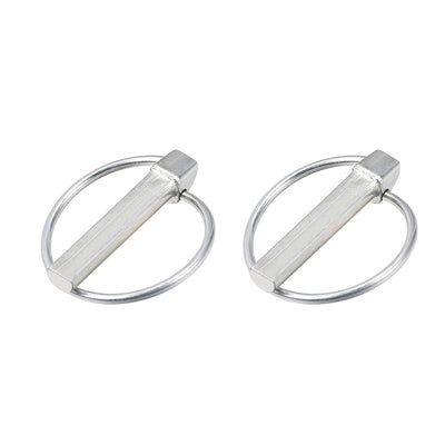 Harfington Linch Pin with Ring 11mmx54mm Assortment Kit for Boat Trailer Tractor 2Pcs