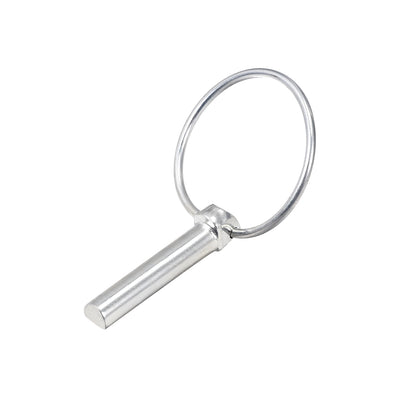 Harfington Uxcell Linch Pin with Ring 11mmx54mm Assortment Kit for Boat Trailer Tractor 3Pcs