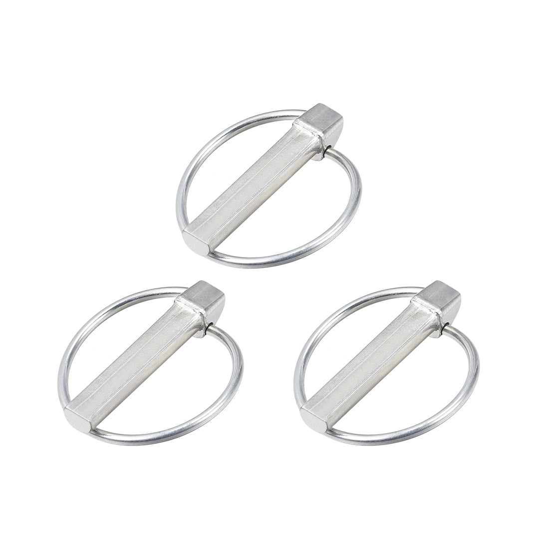 Harfington Linch Pin with Ring 11mmx54mm Assortment Kit for Boat Trailer Tractor 3Pcs