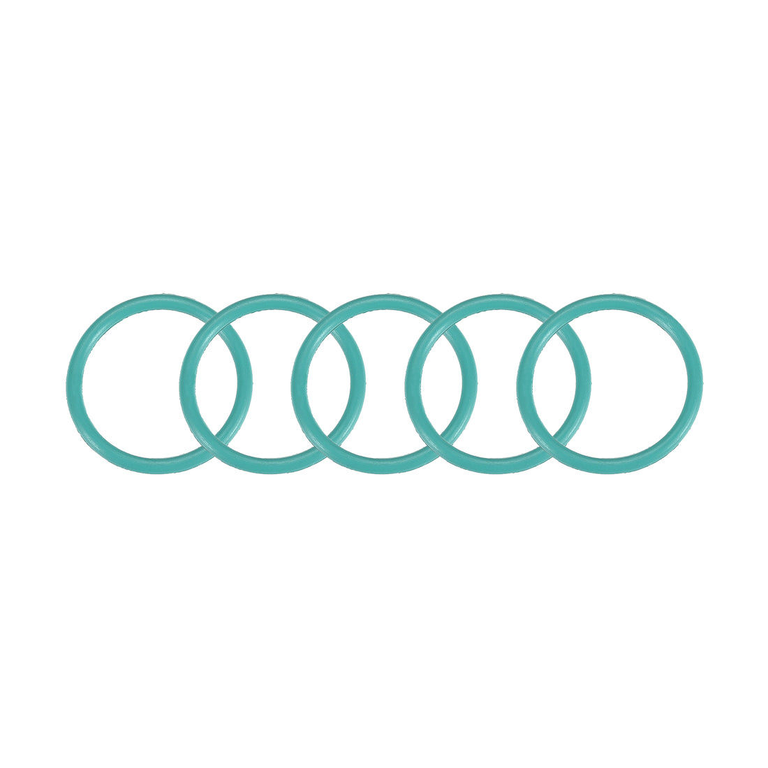 uxcell Uxcell Fluorine Rubber O Rings, 20mm OD, 16.2mm Inner Diameter, 1.9mm Width, Seal Gasket Green 5Pcs