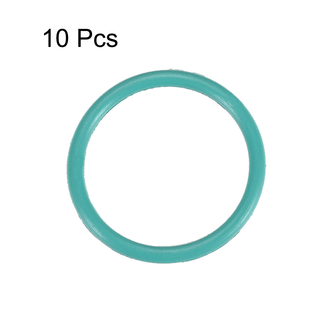 uxcell Uxcell Fluorine Rubber O Rings, 20mm OD, 16.2mm Inner Diameter, 1.9mm Width, Seal Gasket Green 10Pcs