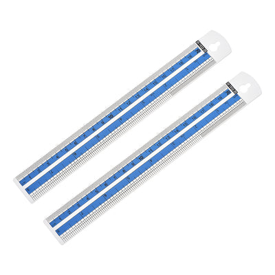 Harfington Aluminum Rulers Precision Straight Edge Metal Ruler Metric and Imperial Ruler
