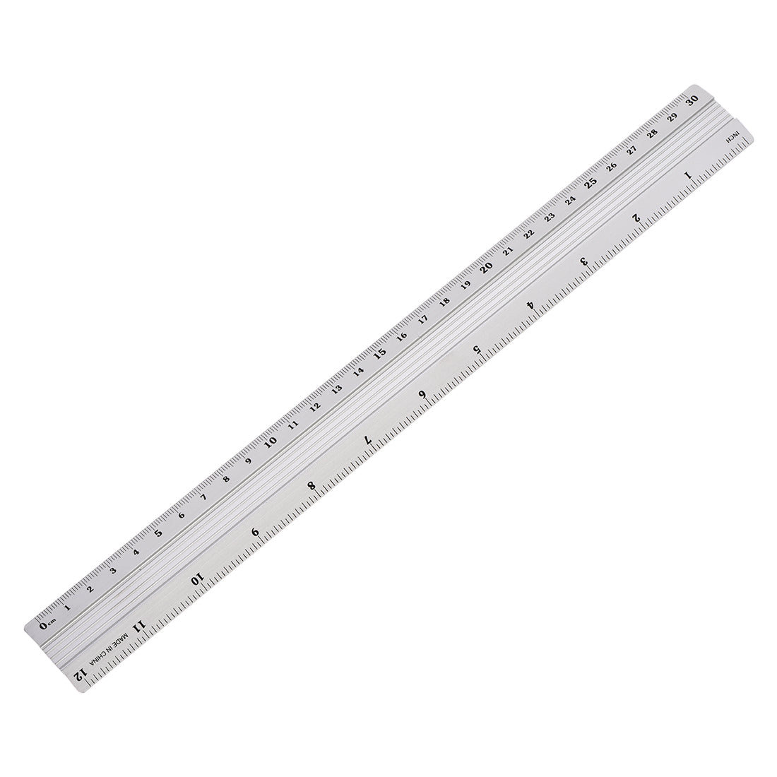 Harfington Aluminum Ruler Precision Bevel Edge Metal Ruler Metric and Imperial Ruler