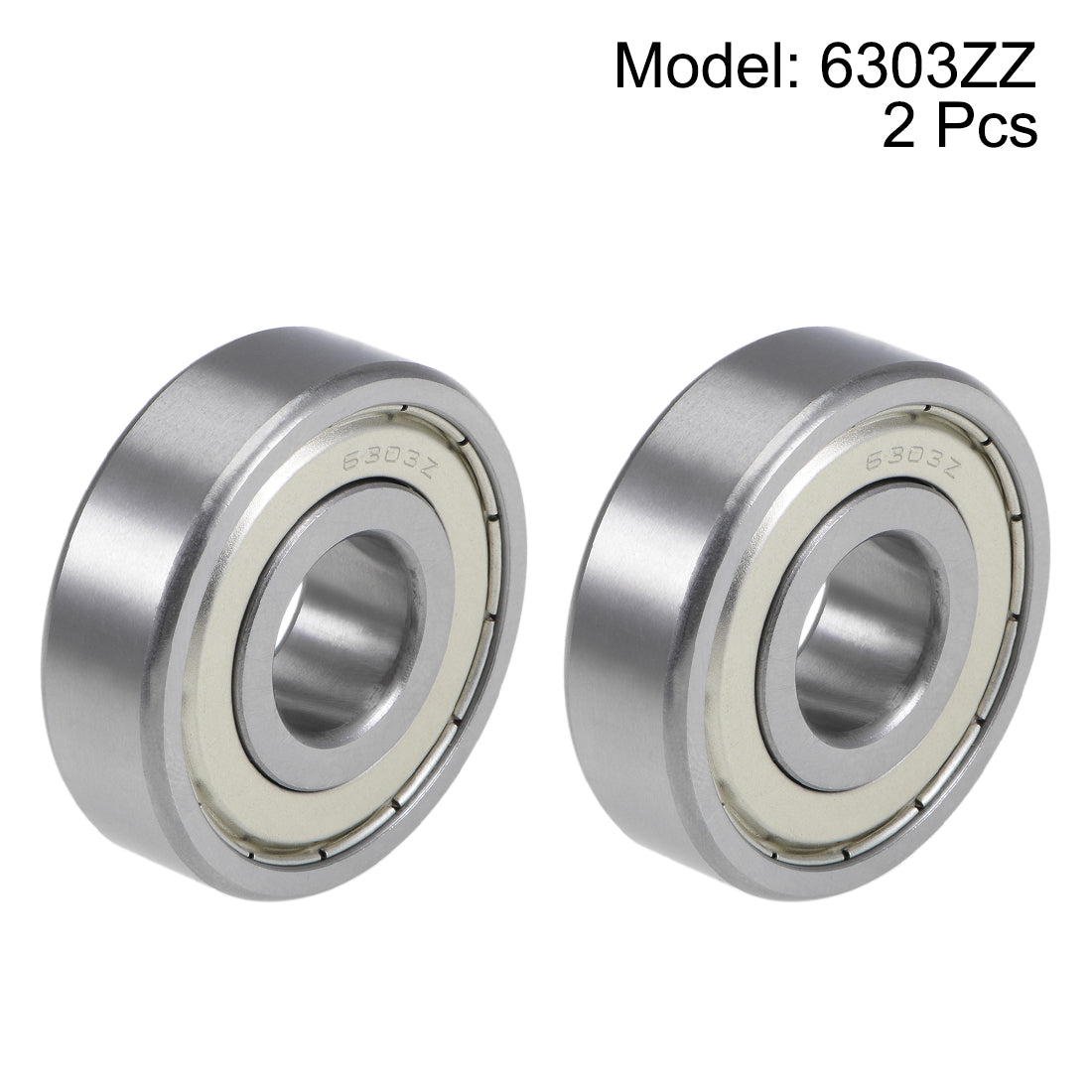 uxcell Uxcell Deep Groove Ball Bearings Metric Double Shield Chrome Steel P0 Z2