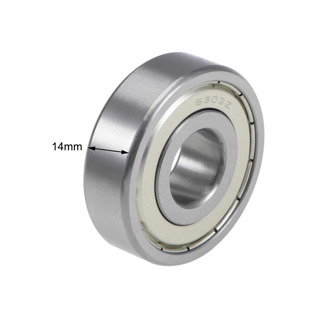 uxcell Uxcell Deep Groove Ball Bearings Metric Double Shield Chrome Steel P0 Z2