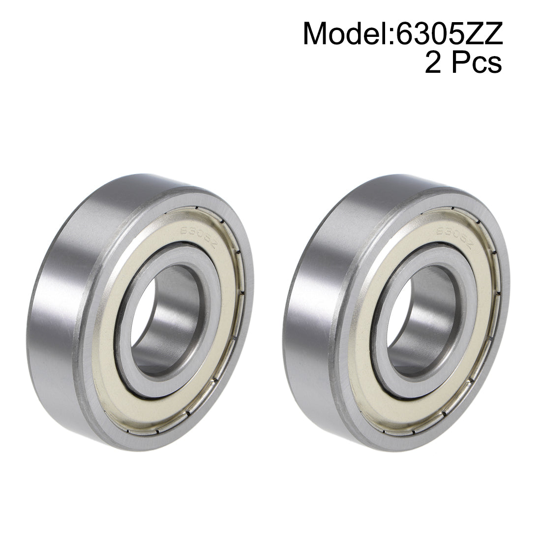 uxcell Uxcell Deep Groove Ball Bearings Metric Double Shield Chrome Steel P0 Z2