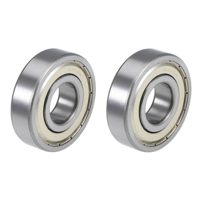 Harfington Uxcell Deep Groove Ball Bearings Metric Double Shield Chrome Steel P0 Z2