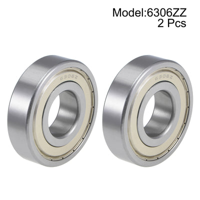 Harfington Uxcell Deep Groove Ball Bearings Metric Double Shield Chrome Steel P0 Z2