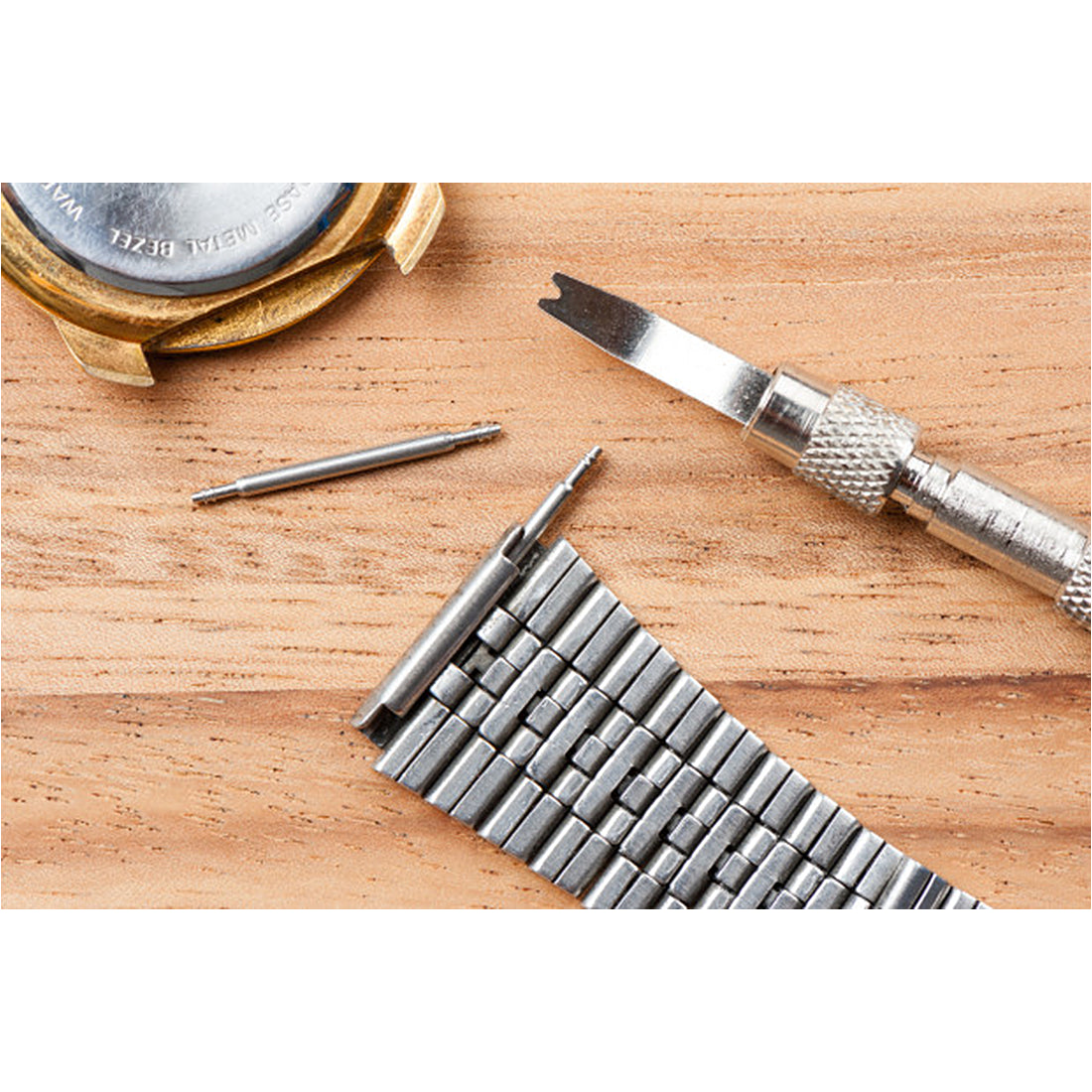 uxcell Uxcell Spring Bar Pins 8mmx1.5mm Double Fringe Stainless Steel Watch Band Pins 20Pcs
