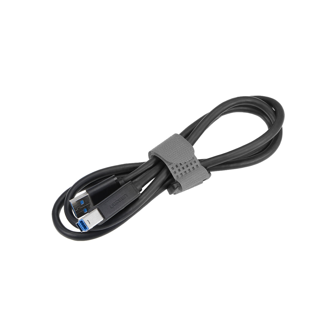 uxcell Uxcell 10pcs Hook and Loop Straps 3/4-inch x 10-inch Securing Straps Cable Tie (Gray)