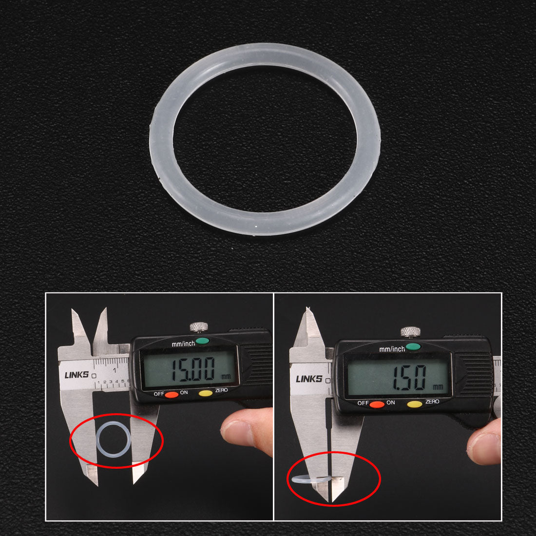 uxcell Silicone O-Rings Seal Gasket for Pipe Repair