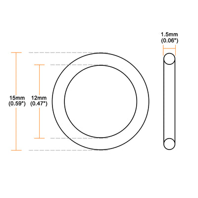Harfington Silicone O-Rings Seal Gasket for Pipe Repair