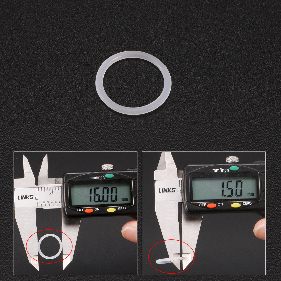 uxcell Silicone O-Rings Seal Gasket for Pipe Repair