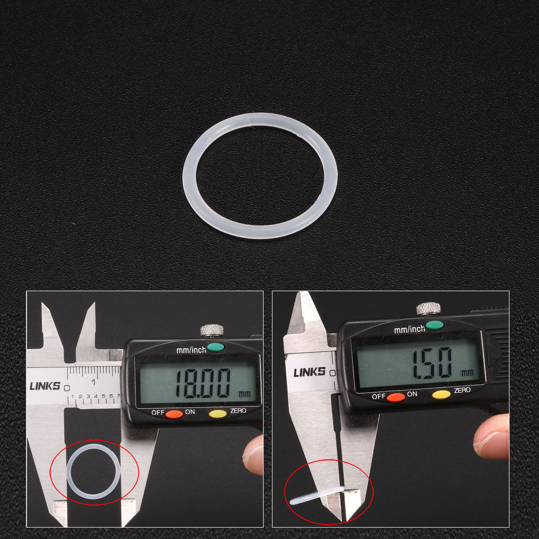 uxcell Silicone O-Rings Seal Gasket for Pipe Repair