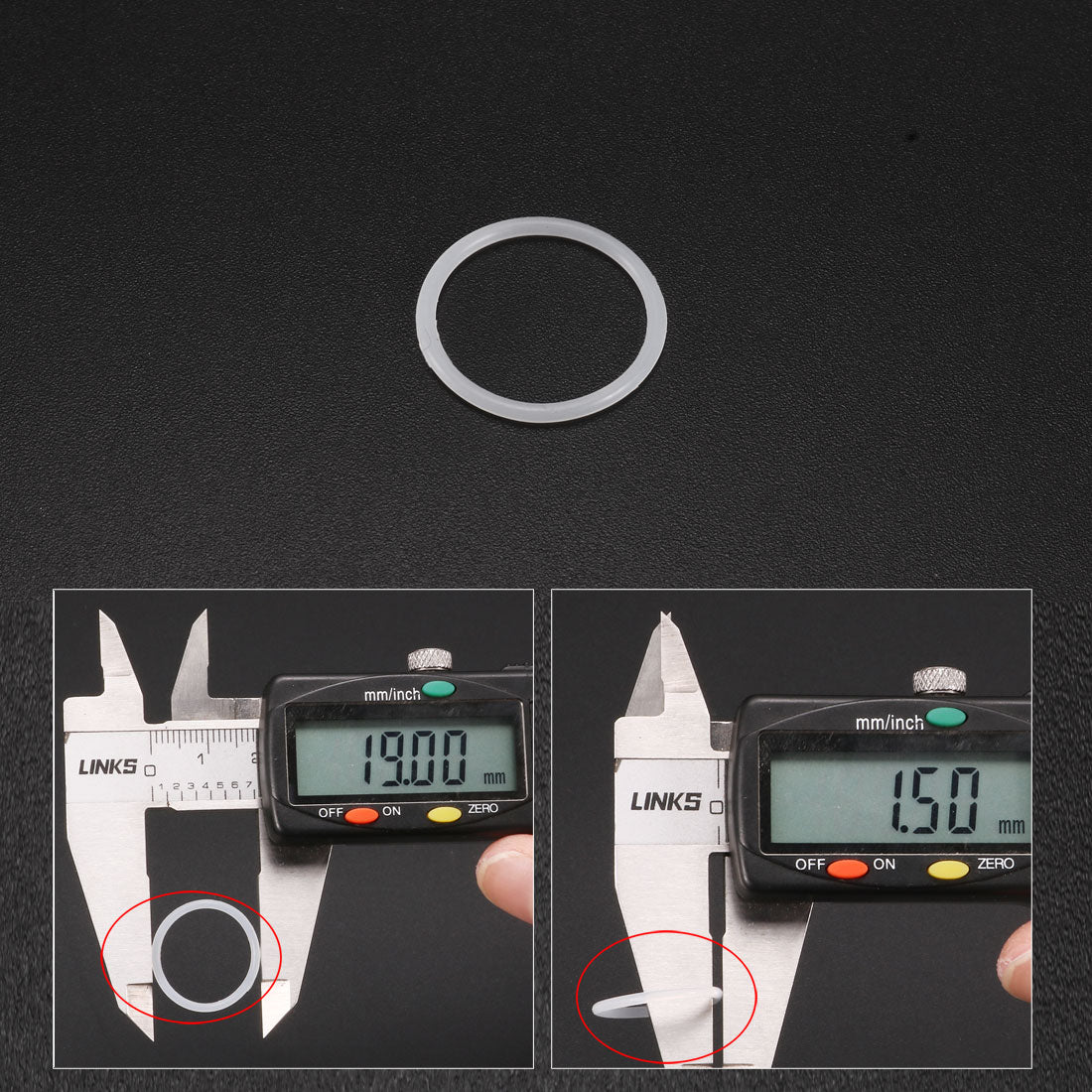 uxcell Silicone O-Rings Seal Gasket for Pipe Repair