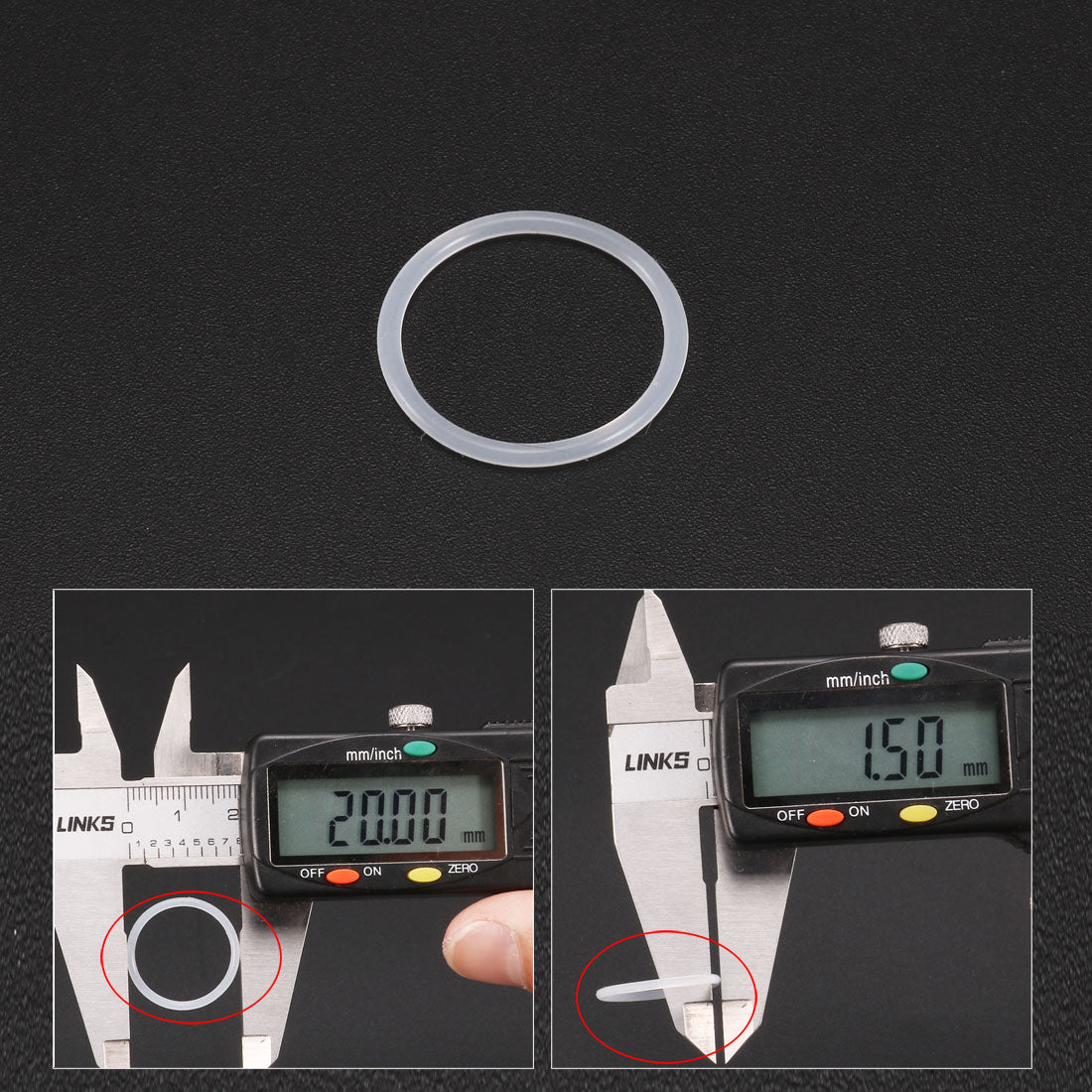 uxcell Silicone O-Rings Seal Gasket for Pipe Repair