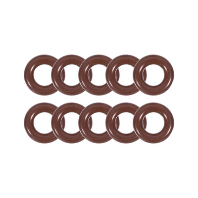 uxcell Uxcell Fluorine Rubber O-Rings 10mm OD 5mm ID 2.5mm Width, Metric FKM Sealing Gasket, Pack of 10