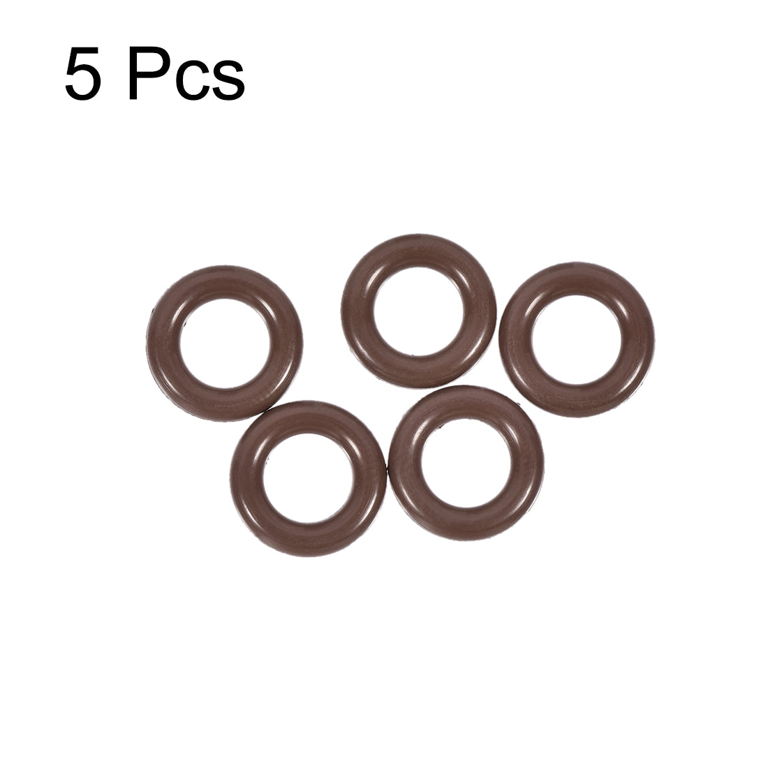 uxcell Uxcell Fluorine Rubber O-Rings 11mm OD 6mm ID 2.5mm Width, Metric FKM Sealing Gasket, Pack of 10