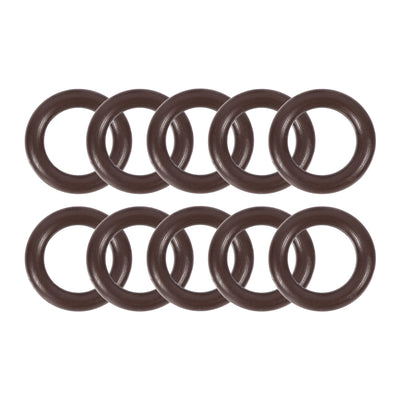 uxcell Uxcell Fluorine Rubber O-Rings 13mm OD 8mm ID 2.5mm Width, Metric FKM Sealing Gasket, Pack of 10