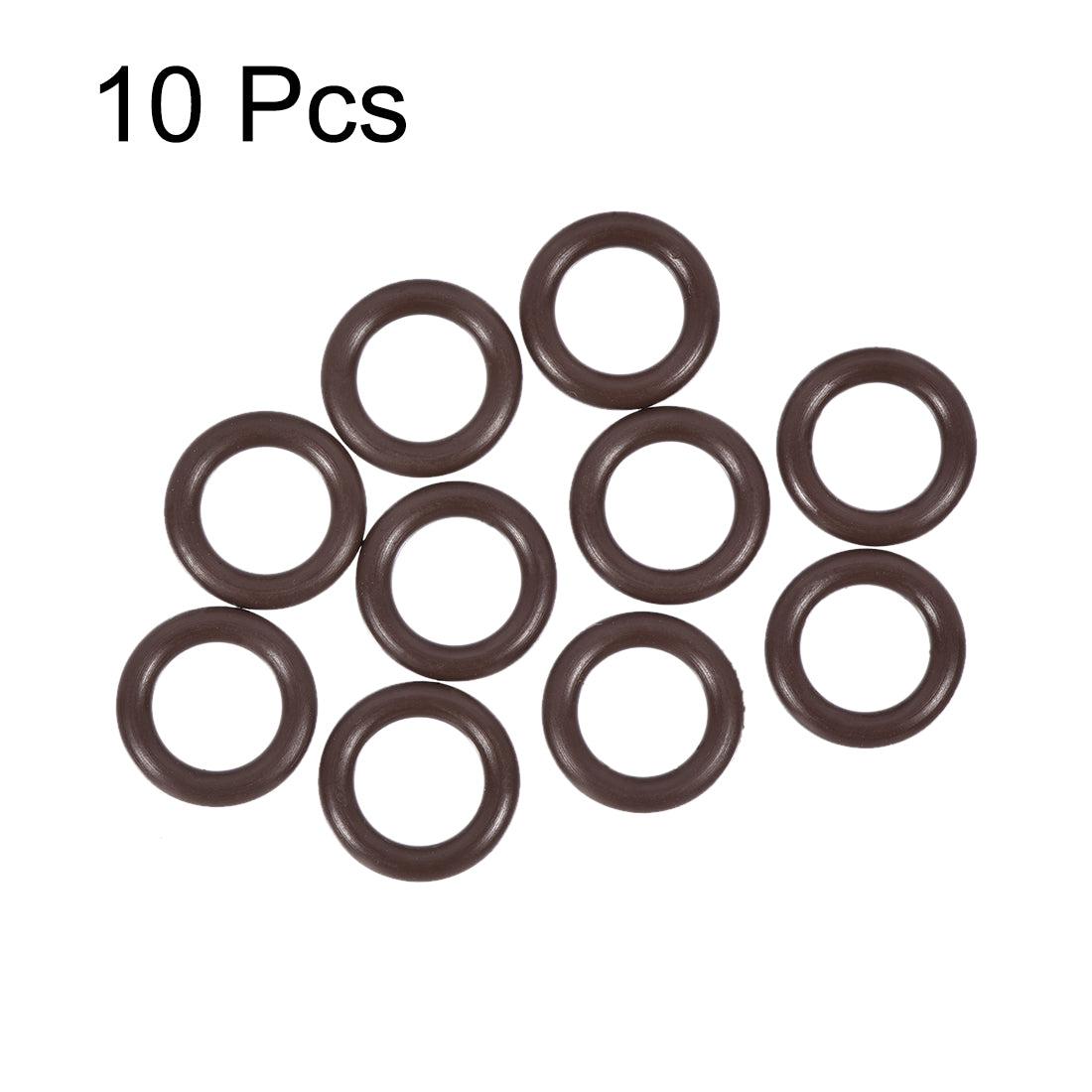 uxcell Uxcell Fluorine Rubber O-Rings 14mm OD 9mm ID 2.5mm Width, Metric FKM Sealing Gasket, Pack of 10