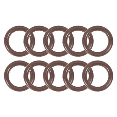 uxcell Uxcell Fluorine Rubber O-Rings 15mm OD 10mm ID 2.5mm Width, Metric FKM Sealing Gasket, Pack of 10