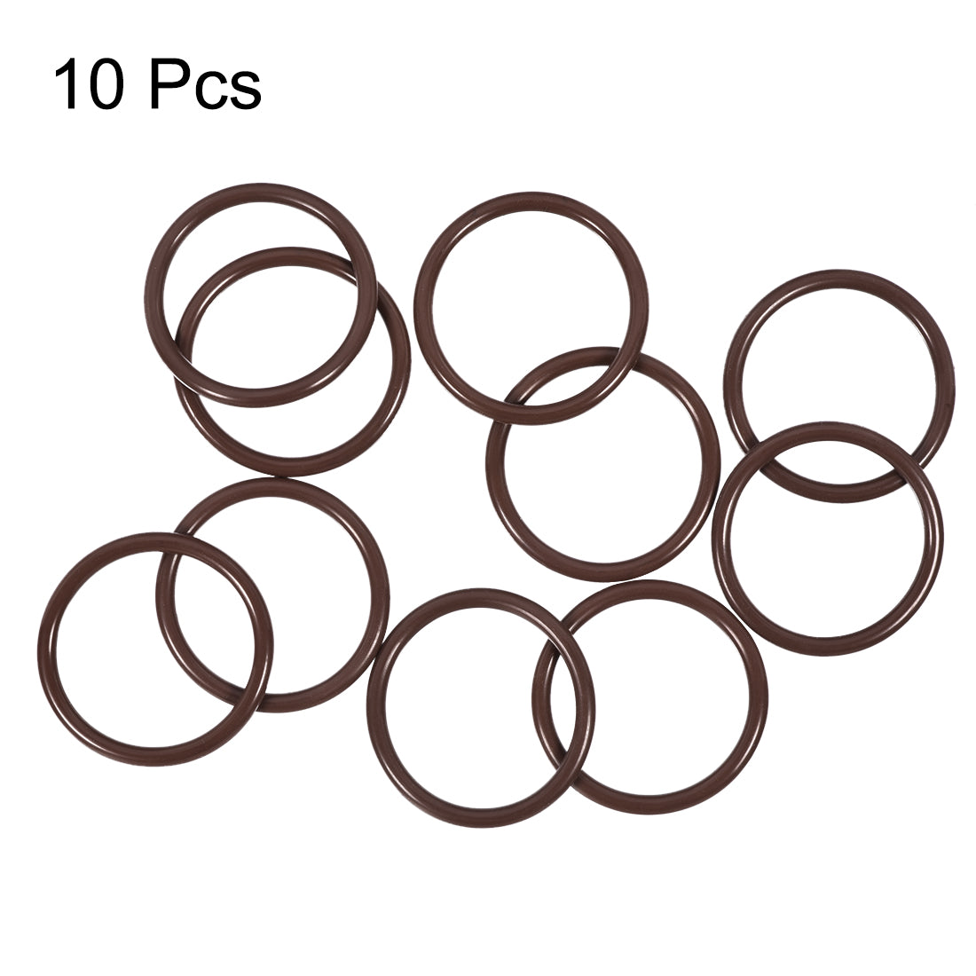 uxcell Uxcell Fluorine Rubber O-Rings 28mm OD 23mm ID 2.5mm Width, Metric FKM Sealing Gasket, Pack of 10