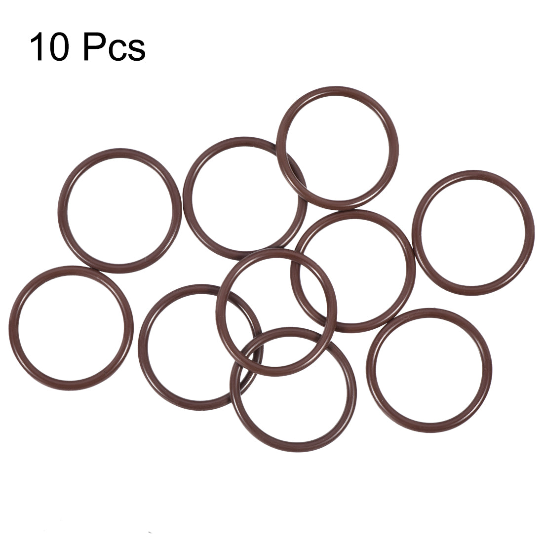 uxcell Uxcell Fluorine Rubber O-Rings 29mm OD 24mm ID 2.5mm Width, Metric FKM Sealing Gasket, Pack of 10