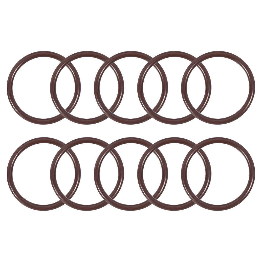uxcell Uxcell Fluorine Rubber O-Rings 29mm OD 24mm ID 2.5mm Width, Metric FKM Sealing Gasket, Pack of 10