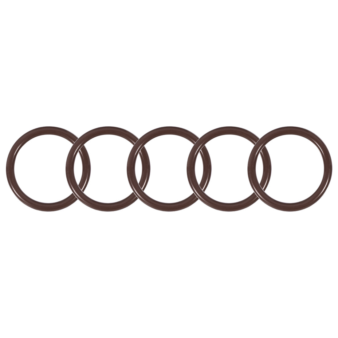 uxcell Uxcell Fluorine Rubber O-Rings 24mm OD 19.2mm ID 2.4mm Width, Metric FKM Sealing Gasket, Pack of 5