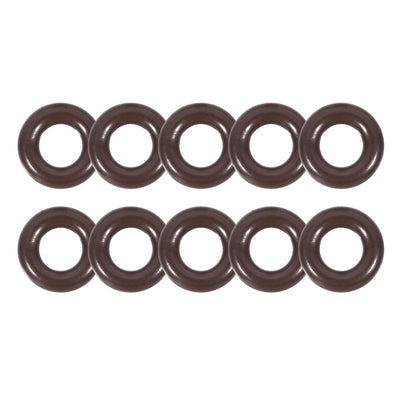 uxcell Uxcell Fluorine Rubber O-Rings 7.35mm OD 3.75mm ID 1.8mm Width, Metric FKM Sealing Gasket, Pack of 10