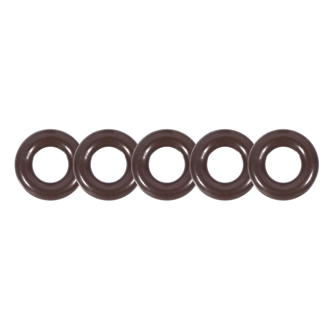 uxcell Uxcell Fluorine Rubber O-Rings 7.6mm OD 4mm ID 1.8mm Width, Metric FKM Sealing Gasket, Pack of 5