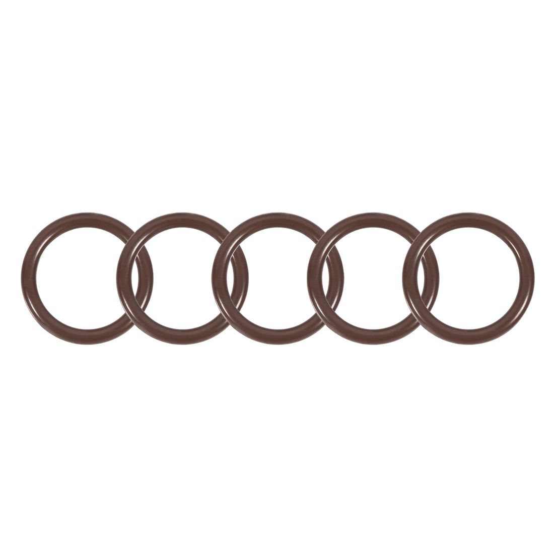 uxcell Uxcell Fluorine Rubber O-Rings 14.8mm OD 11.2mm ID 1.8mm Width, Metric FKM Sealing Gasket, Pack of 5