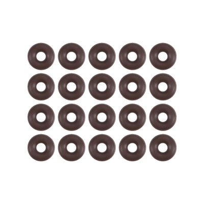 uxcell Uxcell Fluorine Rubber O-Rings 6mm OD 2mm ID 2mm Width, Metric FKM Sealing Gasket, Pack of 20