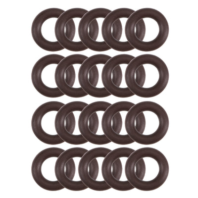 Harfington Uxcell Fluorine Rubber O-Rings 9mm OD 5mm ID 2mm Width, Metric FKM Sealing Gasket, Pack of 20