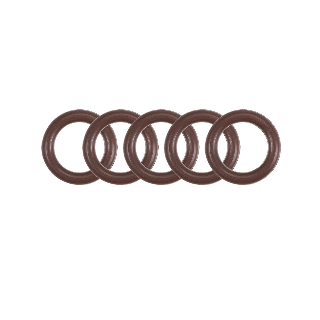 uxcell Uxcell Fluorine Rubber O-Rings 12mm OD 8mm ID 2mm Width, Metric FKM Sealing Gasket, Pack of 5