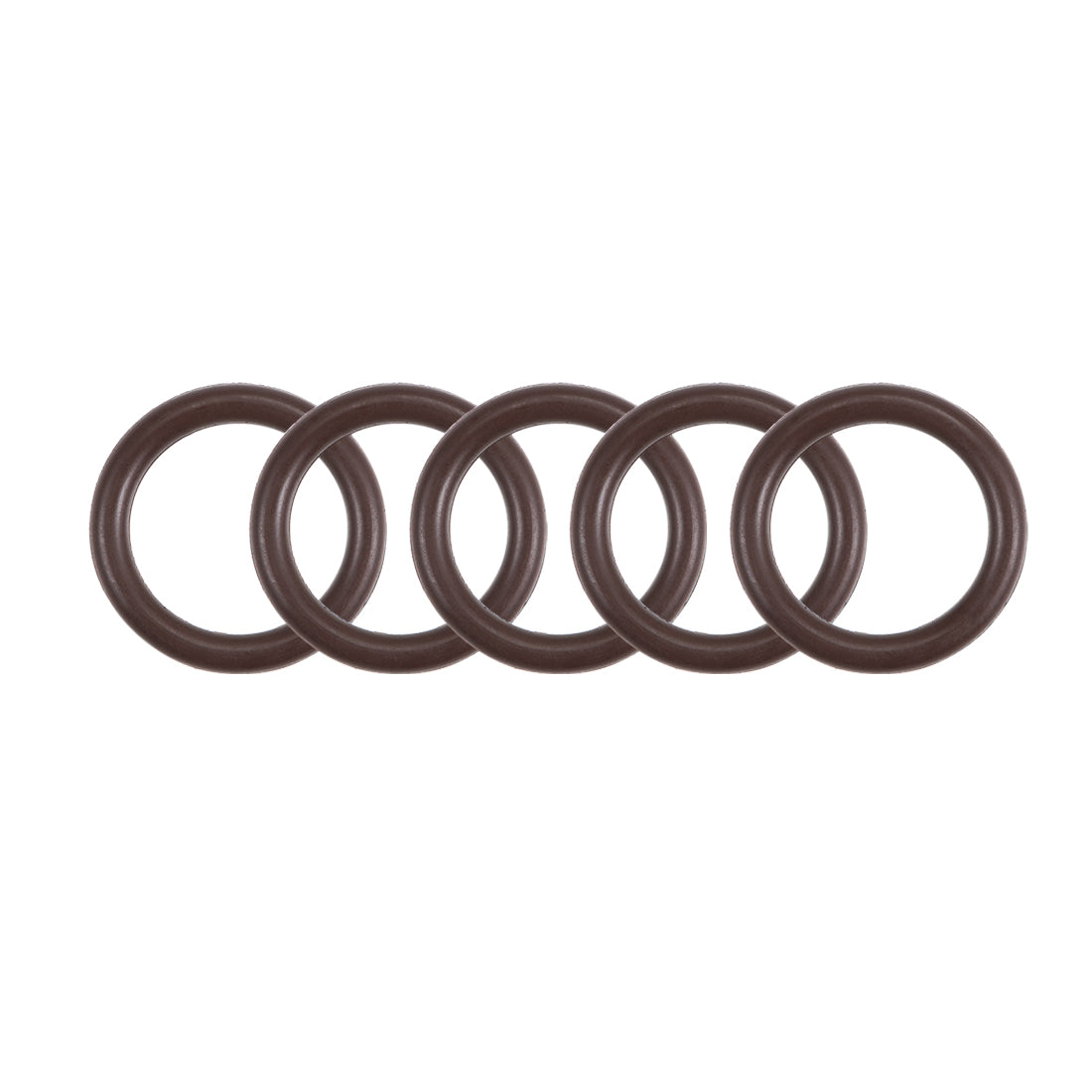 uxcell Uxcell Fluorine Rubber O-Rings 14mm OD 10mm ID 2mm Width, Metric FKM Sealing Gasket, Pack of 5