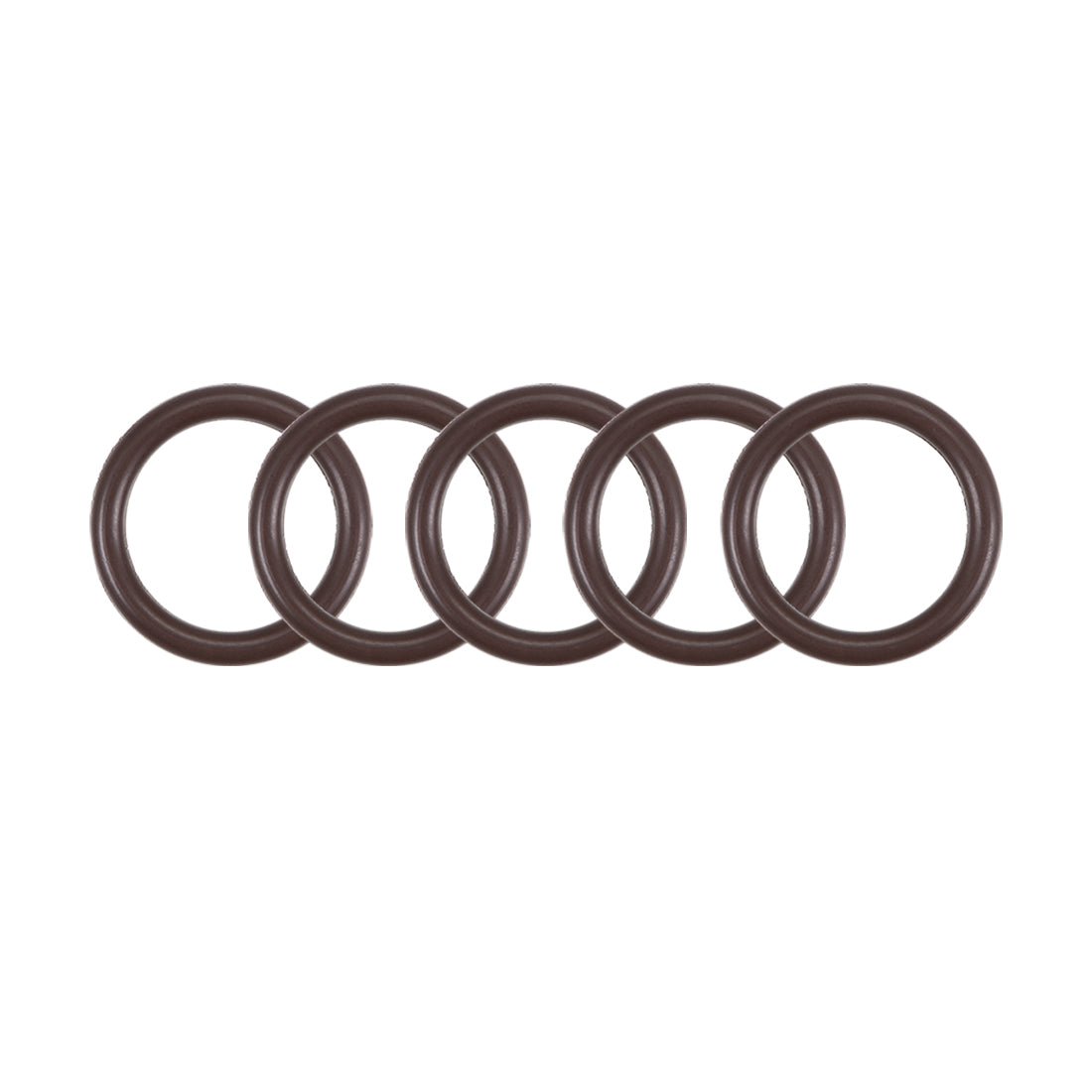 uxcell Uxcell Fluorine Rubber O-Rings 16mm OD 12mm ID 2mm Width, Metric FKM Sealing Gasket, Pack of 5