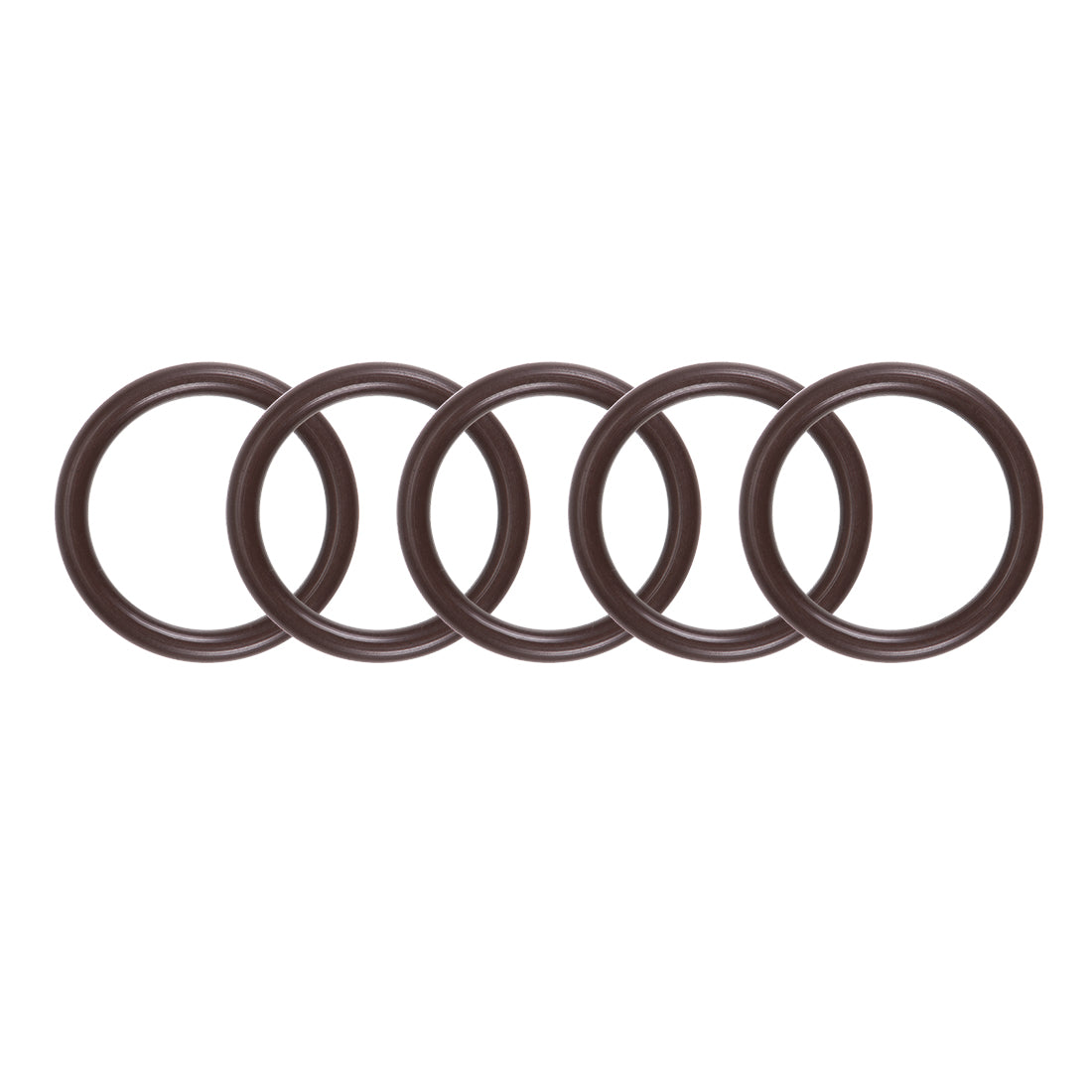 uxcell Uxcell Fluorine Rubber O-Rings 17mm OD 13mm ID 2mm Width, Metric FKM Sealing Gasket, Pack of 5